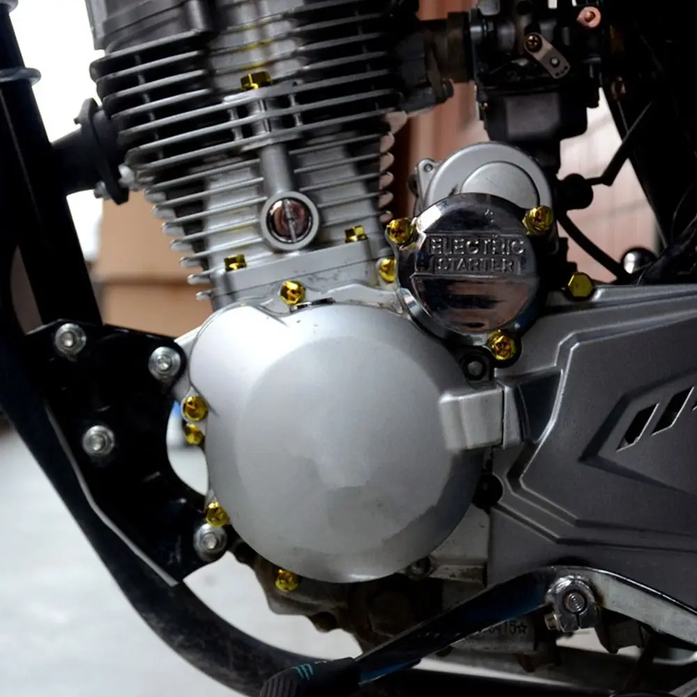 High Quality Modification Parts Accessories Motorcycle Screw Cap Engine Nut Cover Decorative Bolt Caps Motorbike Ornament