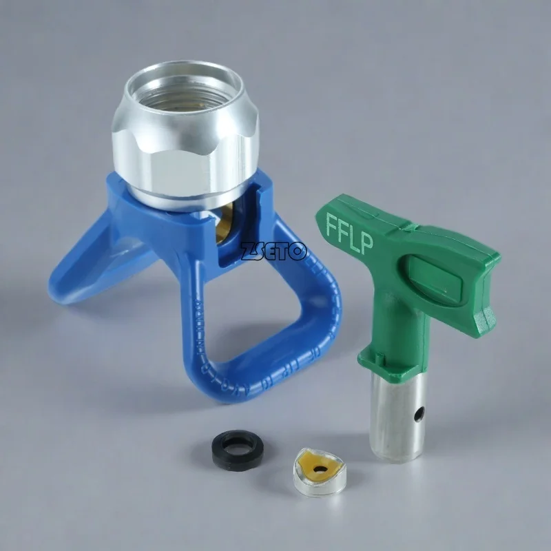 LP Set Airless Tips Nozzle 1-5 Series suit Low Pressure With 7/8 Nozzle Guard For Wagner Airless Paint Spray Sprayer Gun tools