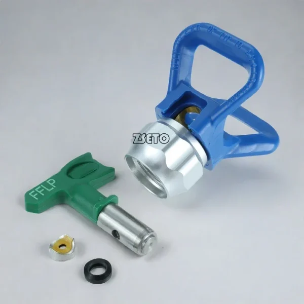 LP Set Airless Tips Nozzle 1-5 Series suit Low Pressure With 7/8 Nozzle Guard For Wagner Airless Paint Spray Sprayer Gun tools