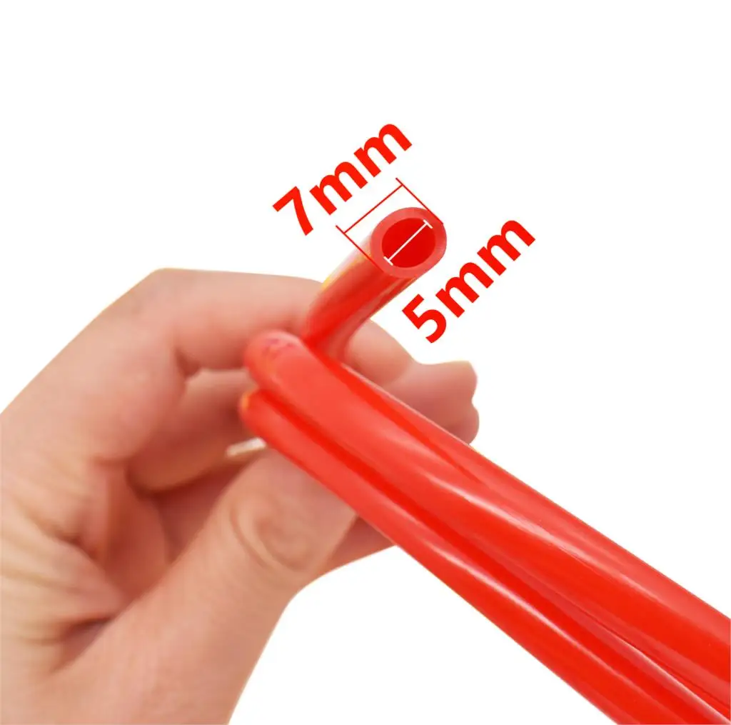 1 Meter Motorcycle fuel filter Motorbike dirt Hose Line Petrol Pipe Fuel Gas Oil Tube Cafe Racer Universal Free Shipping