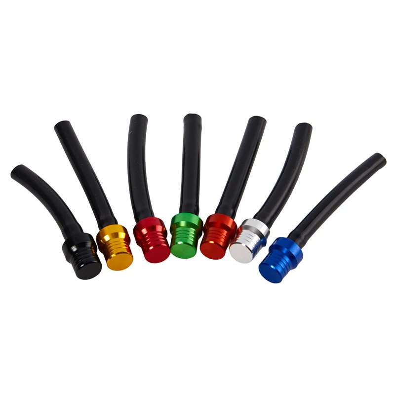 Motorcycle Gas Fuel Cap Single Way Valves Vent Breather Hoses Tubes For Motocross ATV Quad Dirt Pit Bike Fuel Tank Breather Pipe