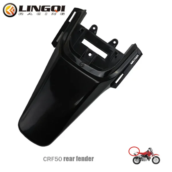 LINGQI CRF50 Rear Fender Motorcycle Pit Dirt Bike Mudguard Mud Guard Plastic Body Cover for  CRF 50 Protection Accessories