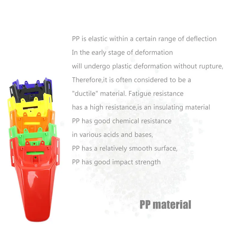 LINGQI CRF50 Rear Fender Motorcycle Pit Dirt Bike Mudguard Mud Guard Plastic Body Cover for  CRF 50 Protection Accessories