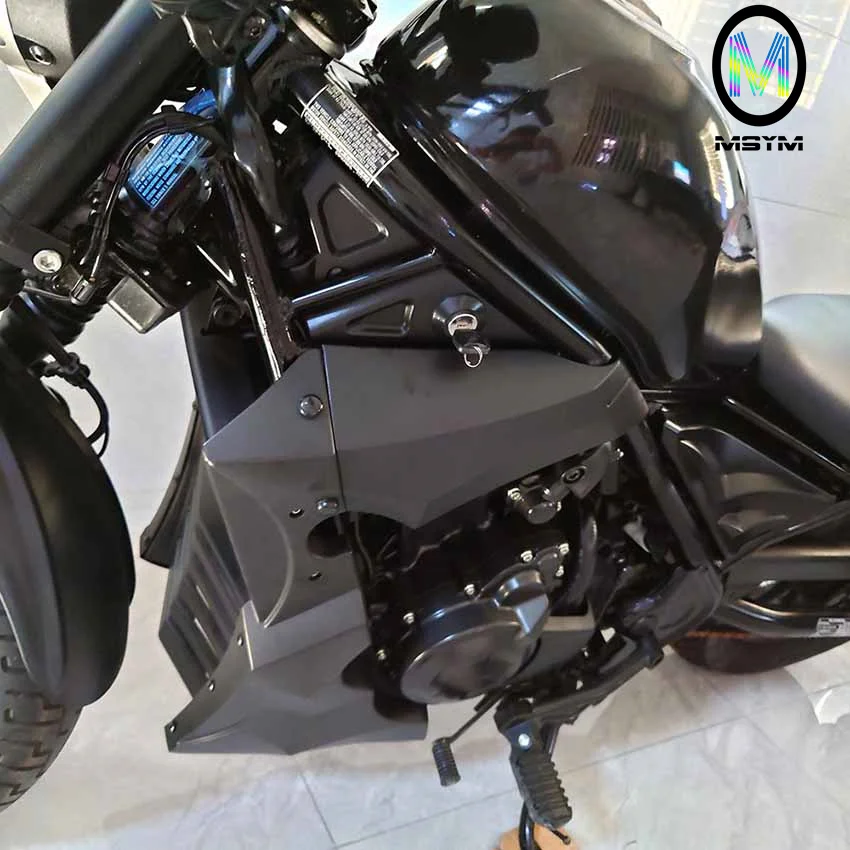 CMX300 CMX500 Side Cover Cowl Fairing Belly Pan Fender Under Body Frame Black for Honda Rebel CMX 300 500 2017 18 2019 2020 2021