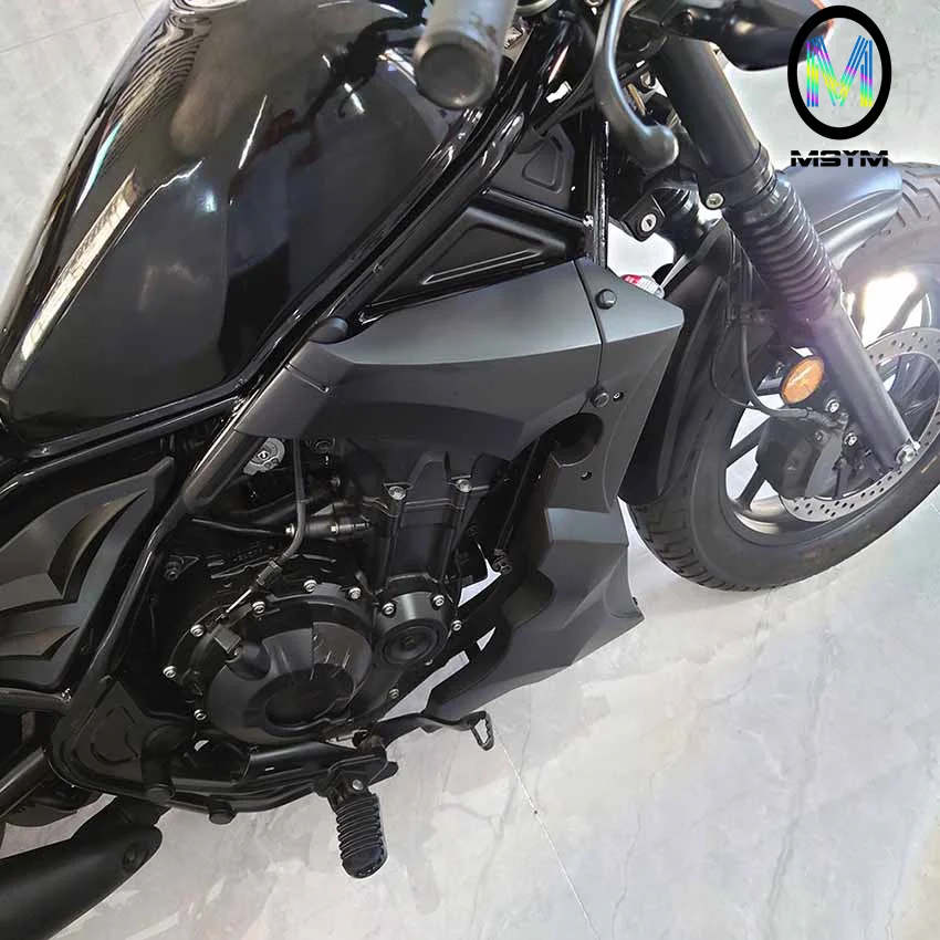 CMX300 CMX500 Side Cover Cowl Fairing Belly Pan Fender Under Body Frame Black for Honda Rebel CMX 300 500 2017 18 2019 2020 2021