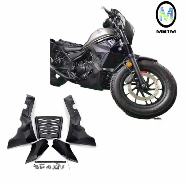 CMX300 CMX500 Side Cover Cowl Fairing Belly Pan Fender Under Body Frame Black for Honda Rebel CMX 300 500 2017 18 2019 2020 2021