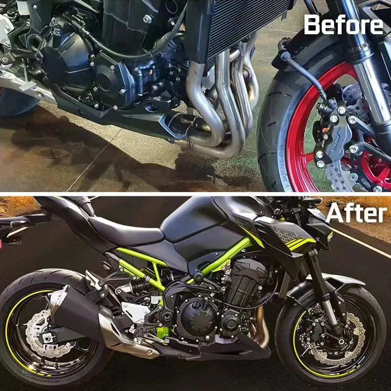 Z900 2017-2019 Motorcycle Belly Pan Engine Spoiler Lower Fairing Body Frame Panel Protector Fit For Kawasaki Z 900 2020-2024