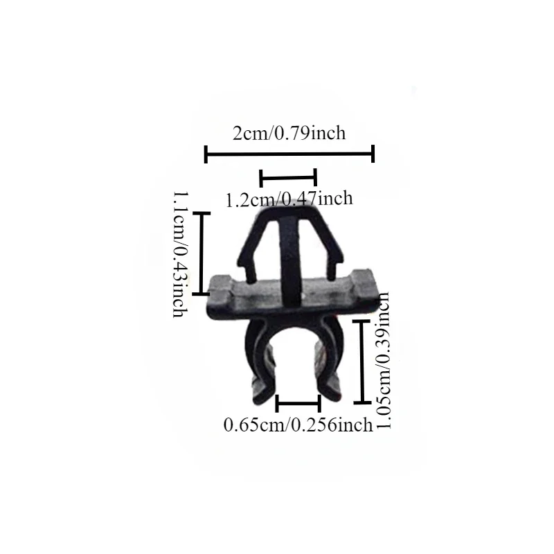 10pcs/set Car engine hood strut clip, engine hood buckle support buckle, automotive parts fastener