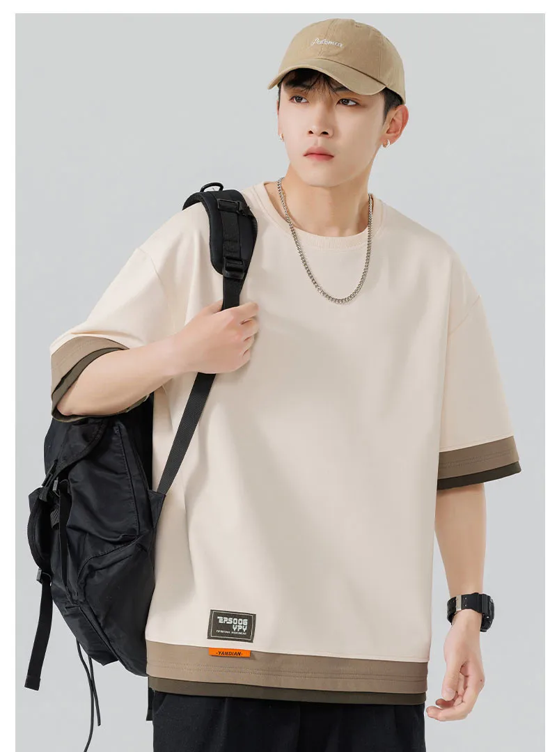 Plus Size 7XL 8XL T-Shirts Men Drop Shoulder Summer Male Tshirts Janpn Style T Shirts Oversized Clothes Man Top Tees Free Ship