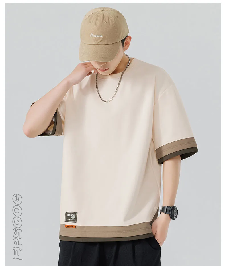 Plus Size 7XL 8XL T-Shirts Men Drop Shoulder Summer Male Tshirts Janpn Style T Shirts Oversized Clothes Man Top Tees Free Ship