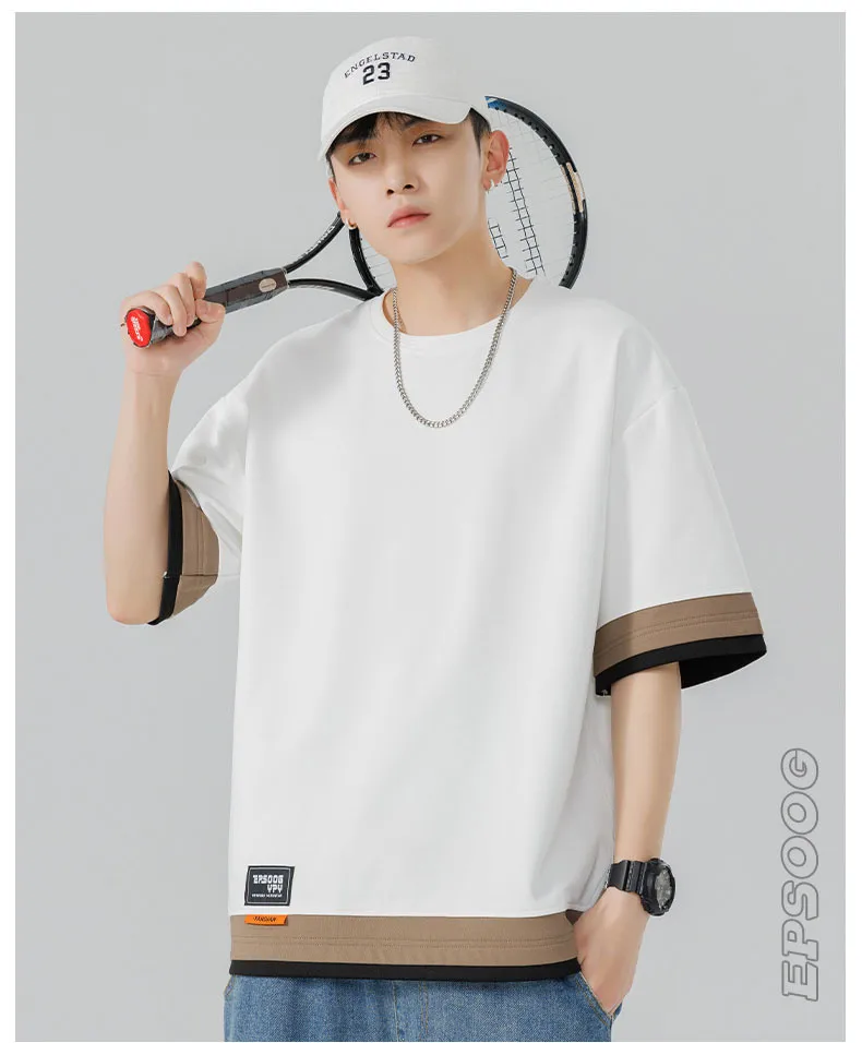 Plus Size 7XL 8XL T-Shirts Men Drop Shoulder Summer Male Tshirts Janpn Style T Shirts Oversized Clothes Man Top Tees Free Ship