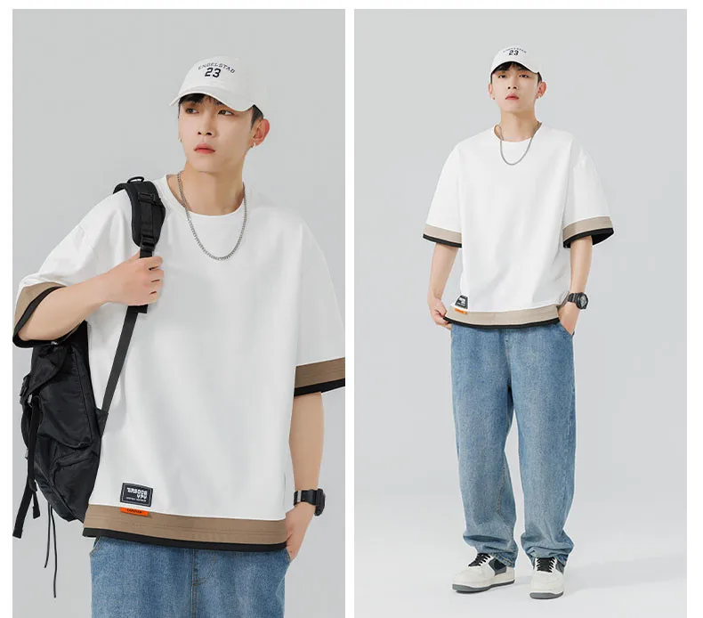 Plus Size 7XL 8XL T-Shirts Men Drop Shoulder Summer Male Tshirts Janpn Style T Shirts Oversized Clothes Man Top Tees Free Ship