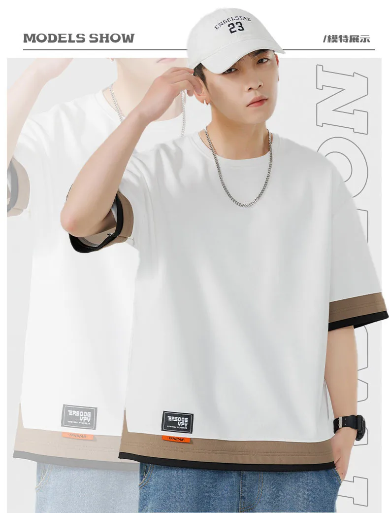 Plus Size 7XL 8XL T-Shirts Men Drop Shoulder Summer Male Tshirts Janpn Style T Shirts Oversized Clothes Man Top Tees Free Ship