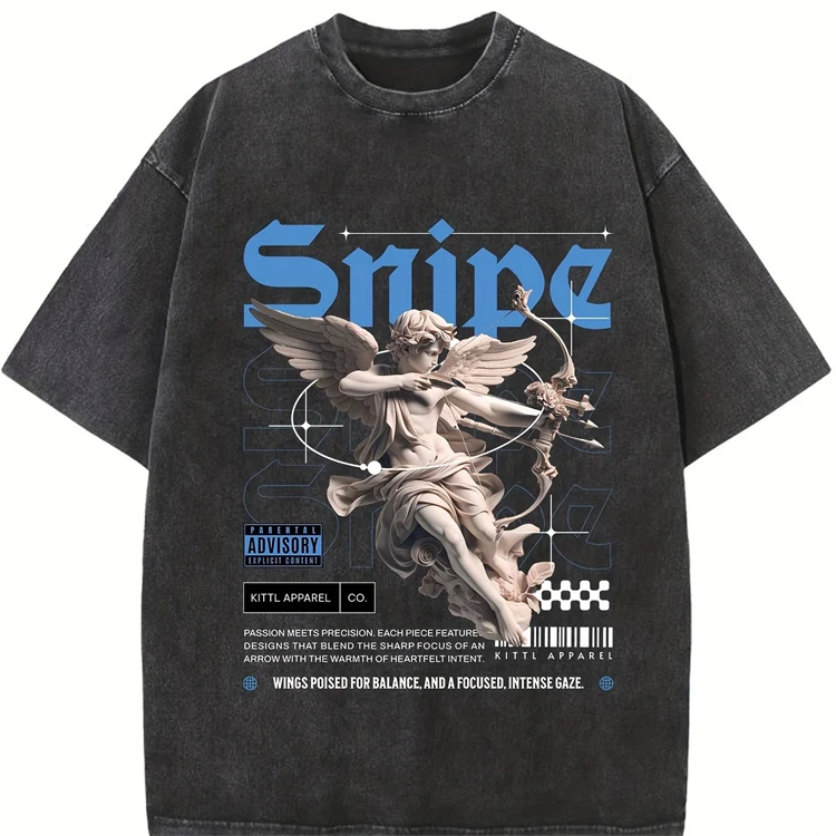 Unisex Vintage Streetwear Oversized Drop Shoulder Tee Solid Cotton Acid Wash Hip Hop T-Shirt Men's Baggy Relaxed Fit Casual Tops