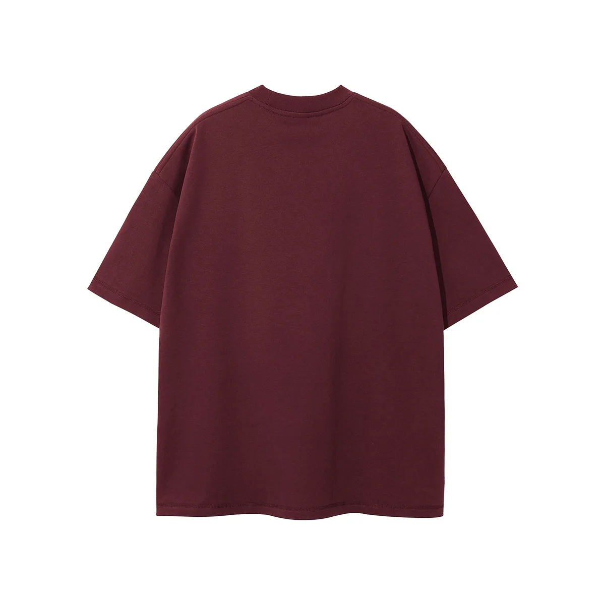 MAQVOB Free Shipping EU US Size Top Quality High Street Heavyweight 385G Drop Shoulder Tee Shirt Oversize Short Sleevet T-shirt