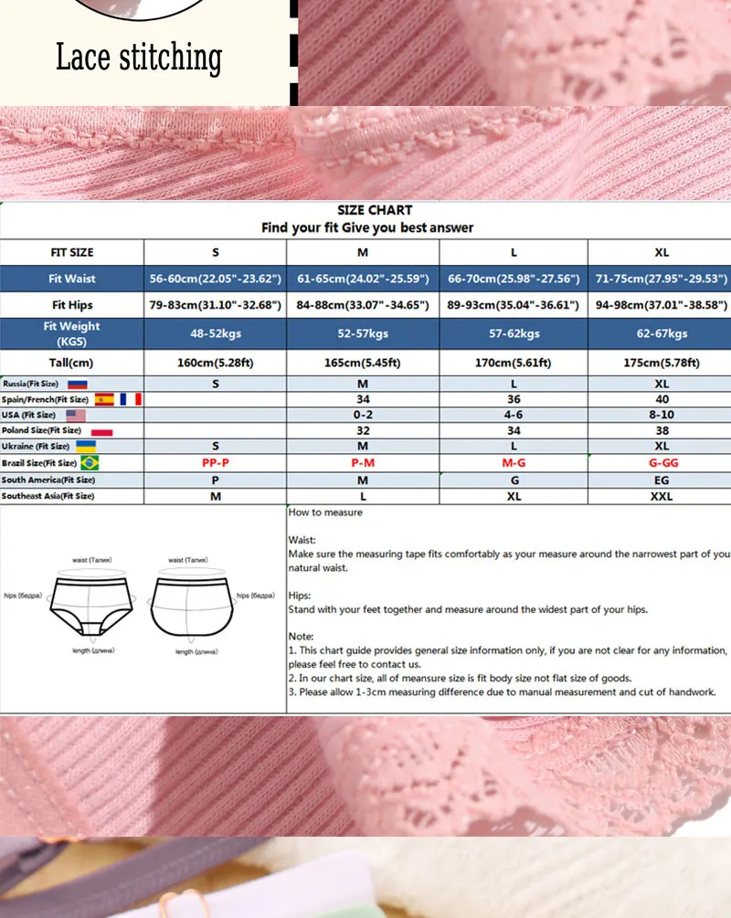 FINETOO 5PCS/Set Sexy G-string Panties Cotton Women's Underwear  Adjustable Waist Girl Female Pantys Bikini Lady Thongs Lingerie