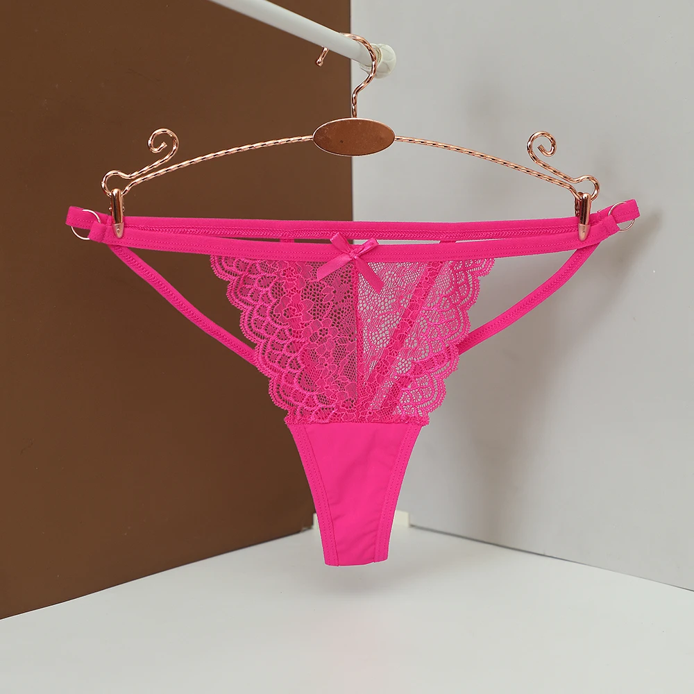 Sexy Lace Panties Women Low-waist Underwear Thong Ladies Lingerie Temptation Intimates Seamless Femlae Lingerie