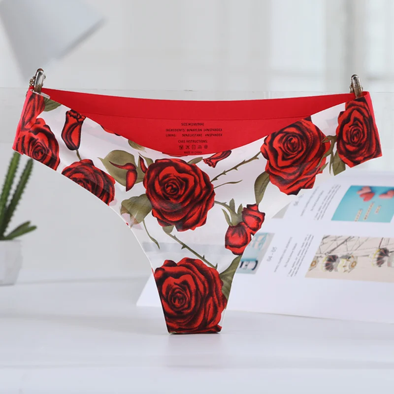 Cotton multi-color Sexy cozy comfortable Lace Briefs thongs women Underwear panties Lingerie for women 1pcs