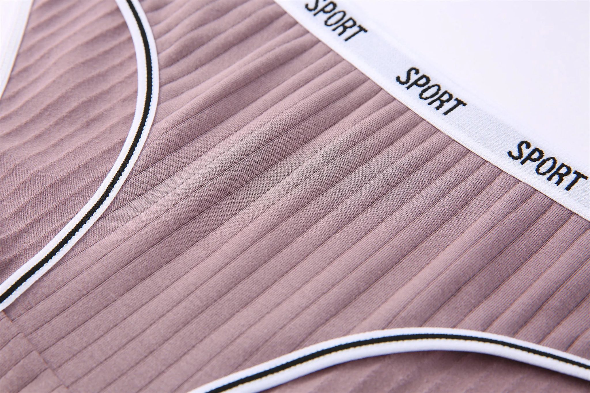 Fashion Letter Women's Underwear Breathable Cotton Triangle Pants Mid Waist Sexy Comfortable Lingerie Bright Cute Girl Briefs