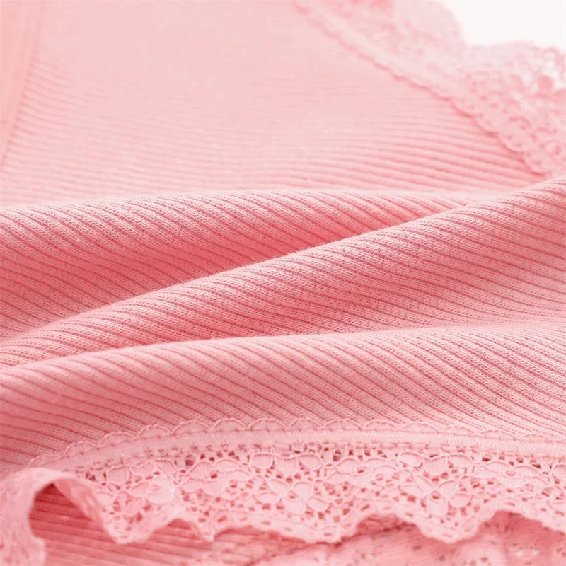 1PC Women's Cotton Briefs Sexy Lace Underpant Hollow Brazilian Panties Comfortable Underwear Lingerie S-XL Solid Color Lingerie