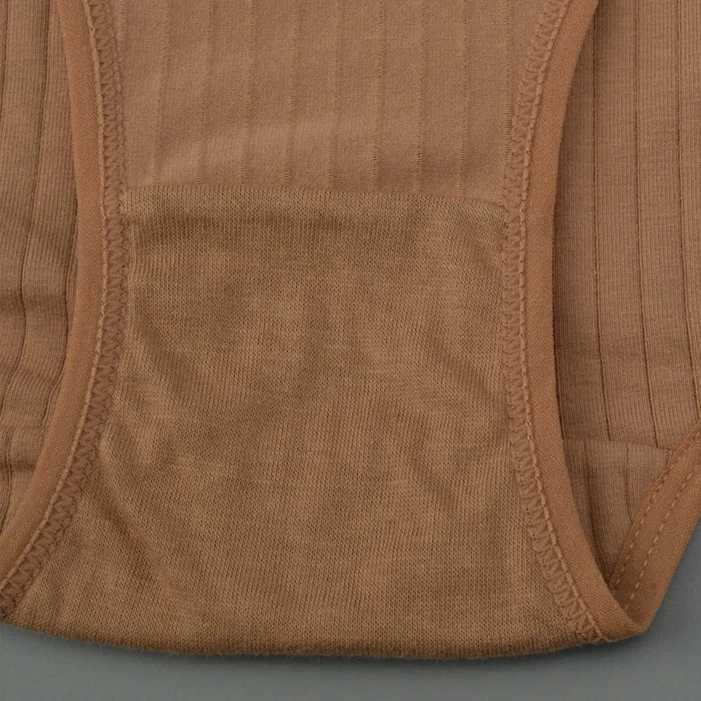 Soft High Waist Cotton Panties Underwear For Women Breathable Plus Size Woman Briefs Female Lingerie Underpants Panty Striped