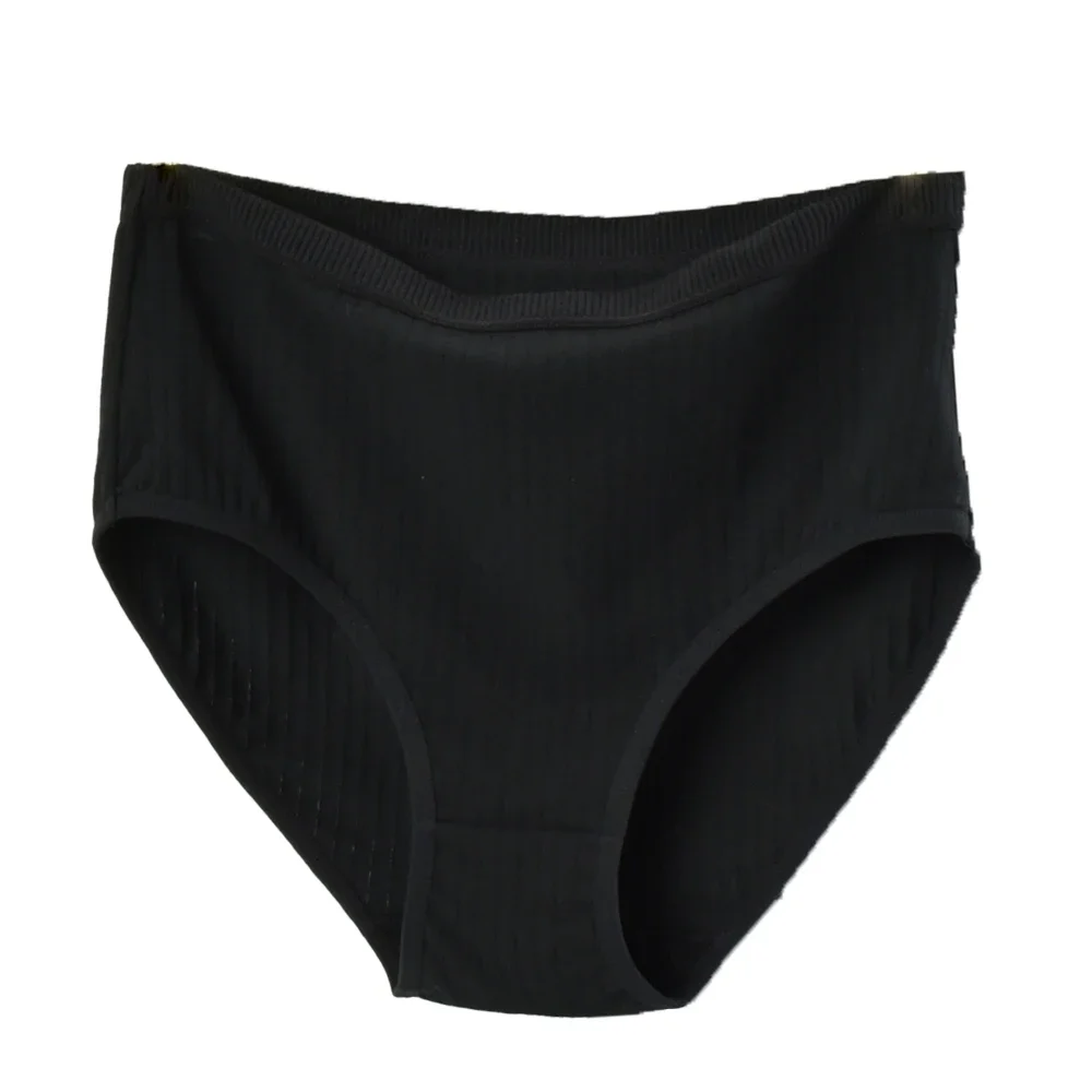 Soft High Waist Cotton Panties Underwear For Women Breathable Plus Size Woman Briefs Female Lingerie Underpants Panty Striped