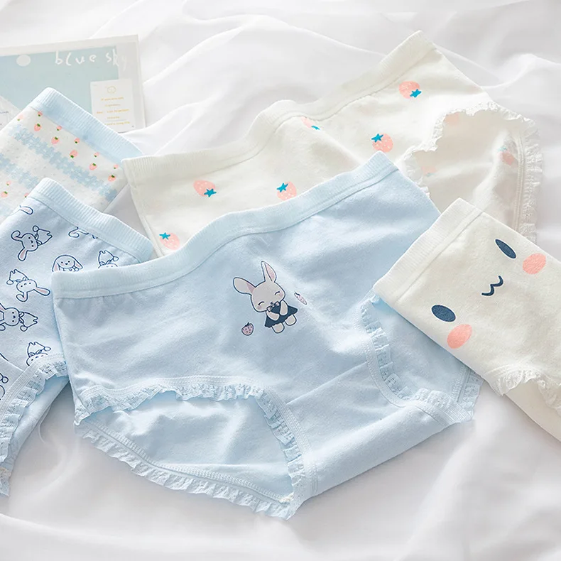 M-XL Cotton Panties Lovely Girl Lace Underpants Women's Traceless Comfort Briefs Women's Underwear Panty Sexy Lingerie