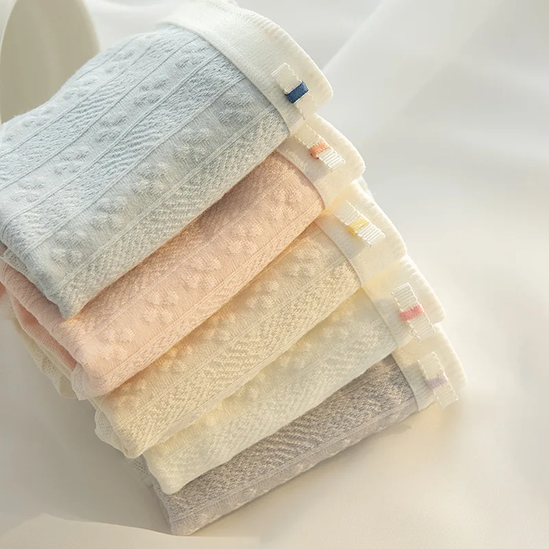 M-XL Women's Cotton Underwear Sexy Lace Panties Girls' Solid Comfort Briefs Mid Waist Seamless Underpants Female Lingerie