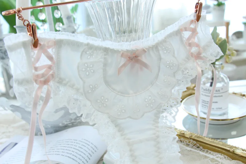 Japanese Girls Kawaii Lace Panties Modal Comfortable Cotton Shorts Women's Underwear Ladies Sexy Lingerie Lolita