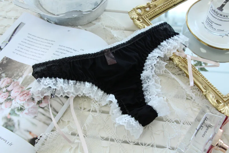 Japanese Girls Kawaii Lace Panties Modal Comfortable Cotton Shorts Women's Underwear Ladies Sexy Lingerie Lolita
