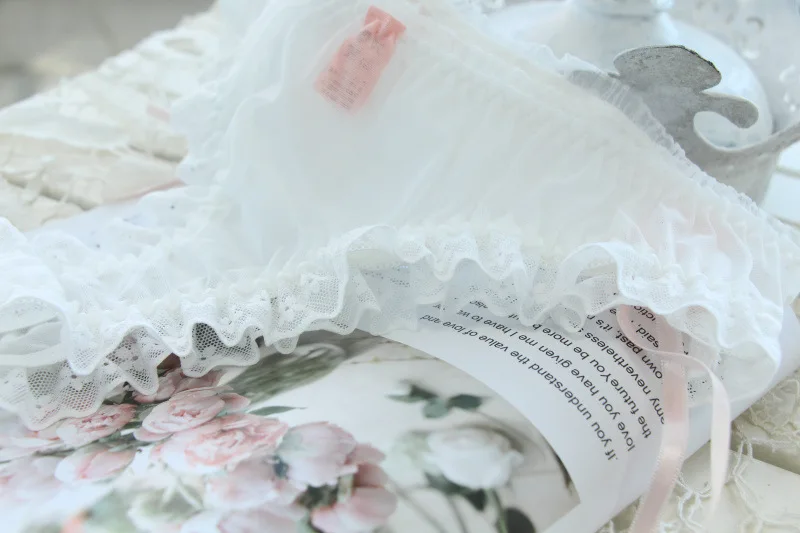Japanese Girls Kawaii Lace Panties Modal Comfortable Cotton Shorts Women's Underwear Ladies Sexy Lingerie Lolita