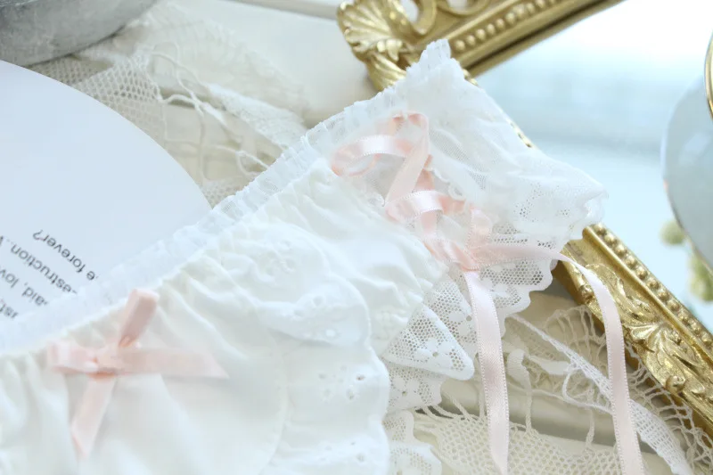 Japanese Girls Kawaii Lace Panties Modal Comfortable Cotton Shorts Women's Underwear Ladies Sexy Lingerie Lolita