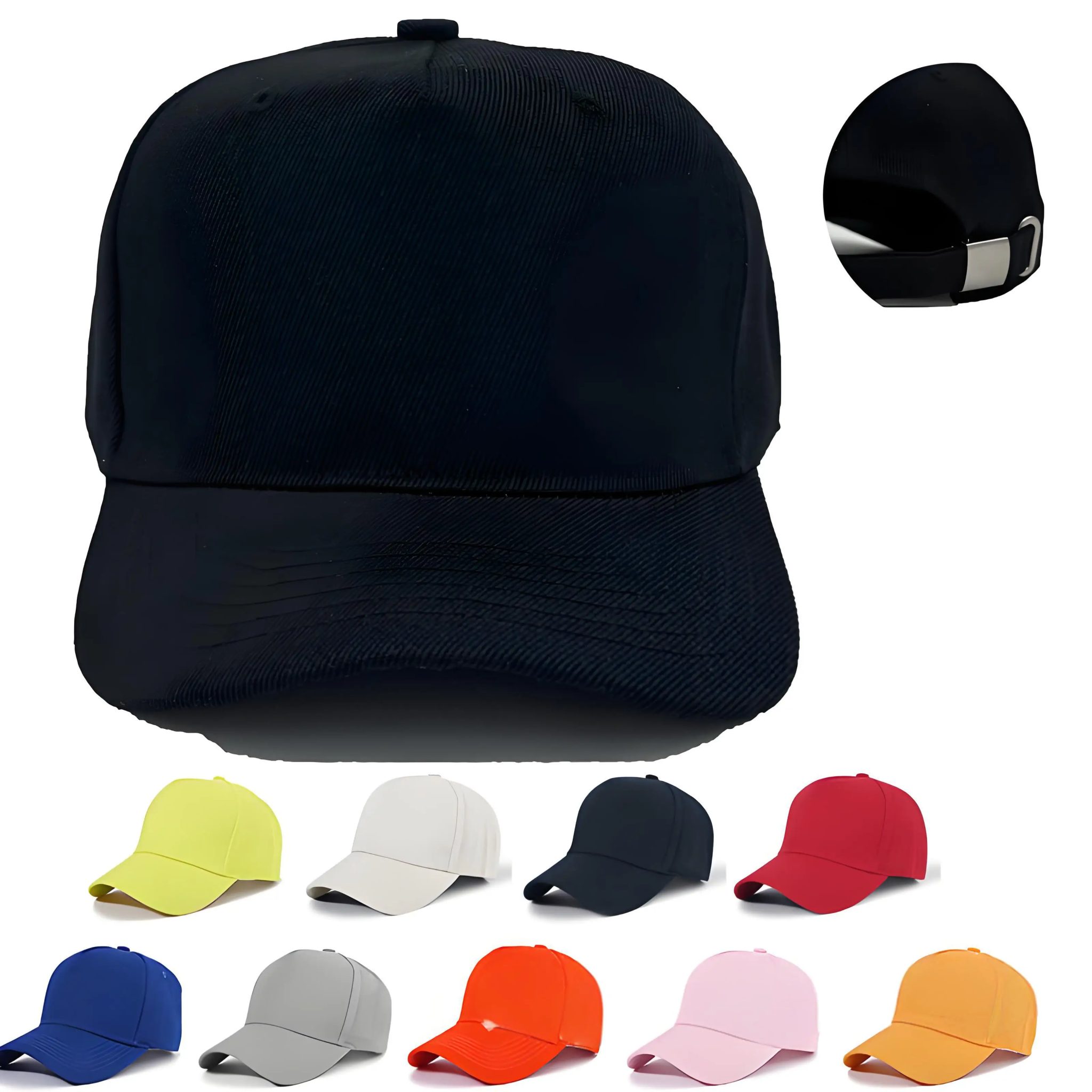 Custom Brand Diy Logo Baseball Cap For Men And Women Plain Blank Print 5 Panel Sport Hat Basic Gorras adjustable peaked cap