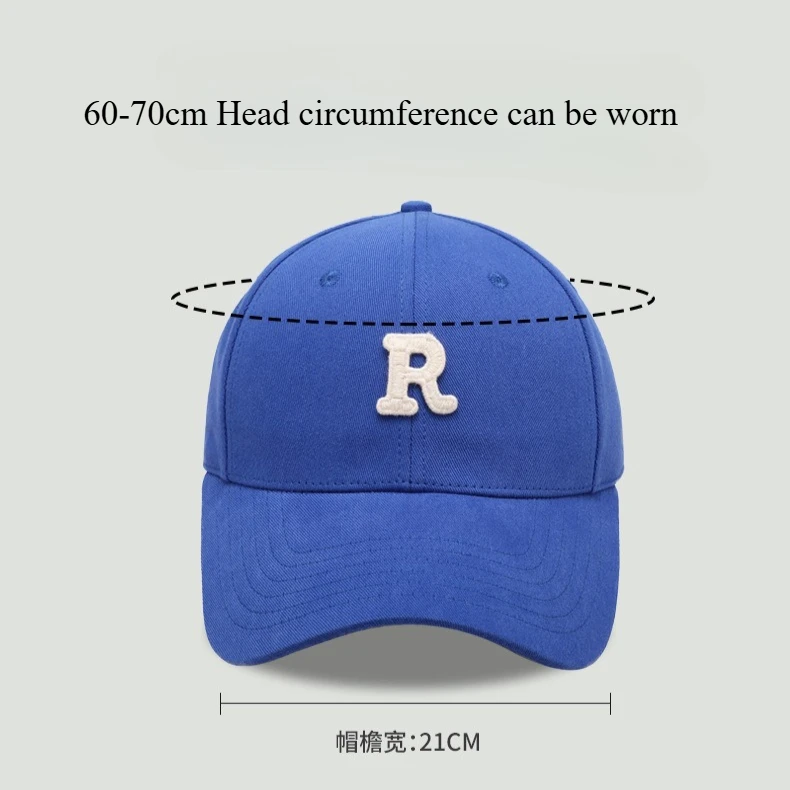 60-65cm 65-70cm Big Head Baseball Cap for Men Cotton Outdoor Sport Snap Back Cap Dad Hats R Lette Large Size Deepen Trucker Cap