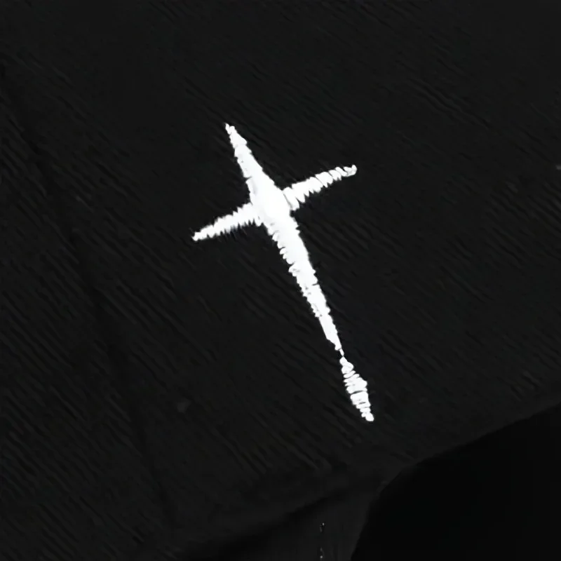 Unisex Side Cross Embroidery Baseball Caps Spring and Autumn Outdoor Adjustable Casual Hats Sunscreen Hat