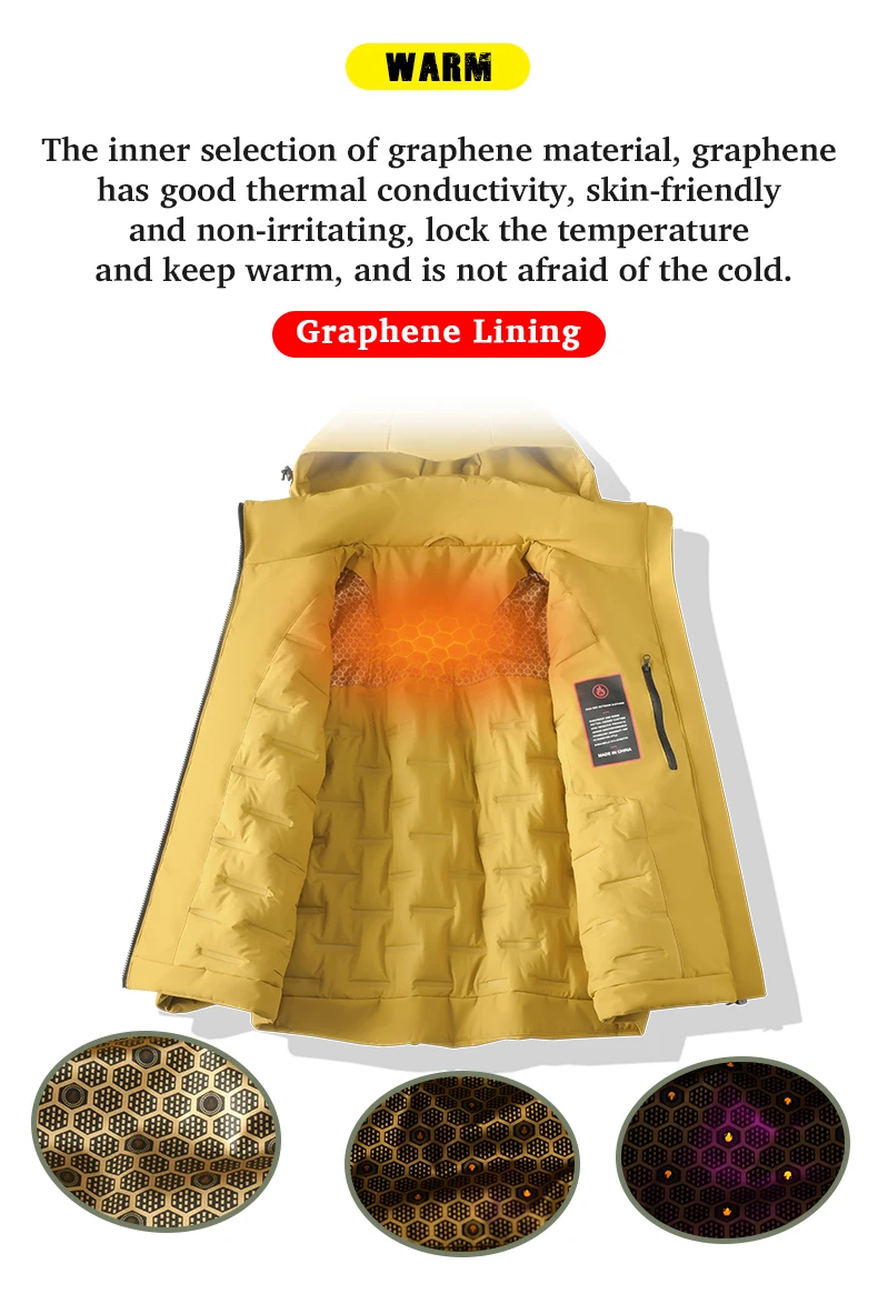 LNGXO Warm Fleece Jacket Men Women Waterproof Windproof Winter Coat Unisex Outdoor Hiking Camping Skiing Climbing Windbreaker