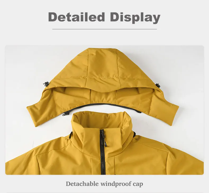 LNGXO Warm Fleece Jacket Men Women Waterproof Windproof Winter Coat Unisex Outdoor Hiking Camping Skiing Climbing Windbreaker