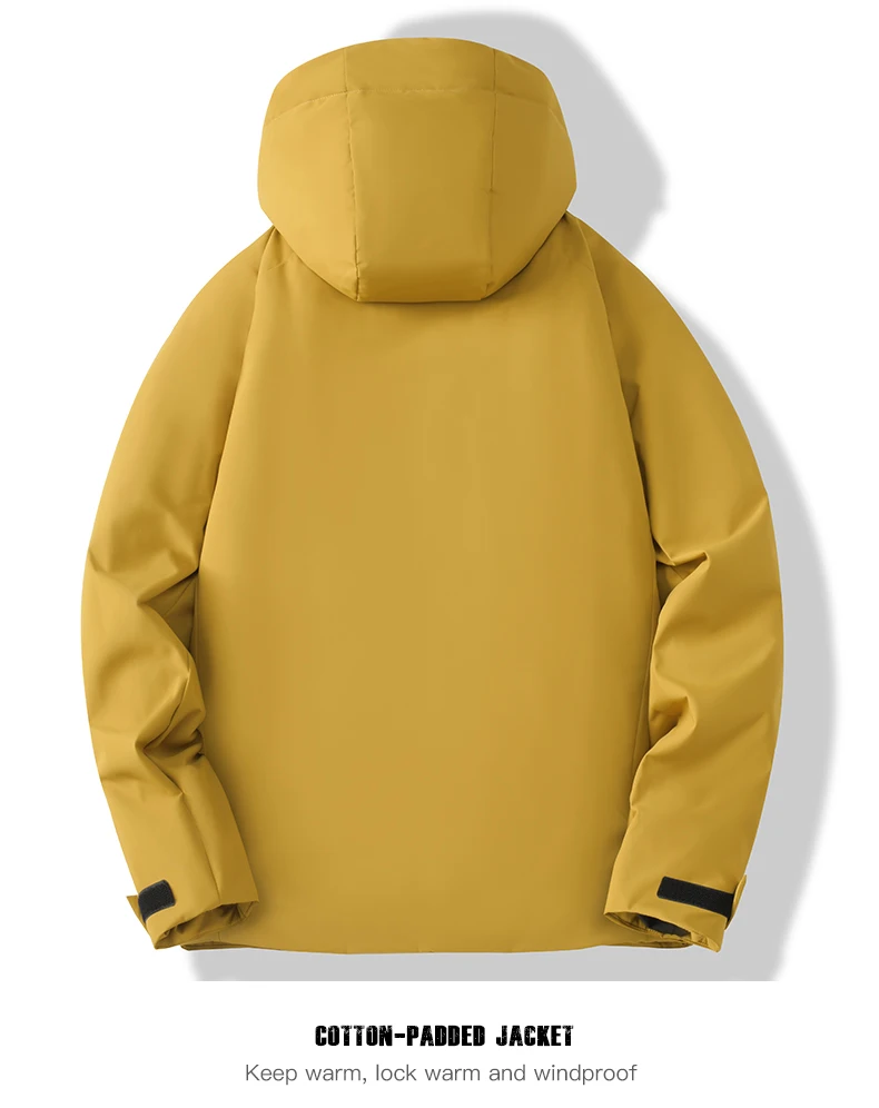 LNGXO Warm Fleece Jacket Men Women Waterproof Windproof Winter Coat Unisex Outdoor Hiking Camping Skiing Climbing Windbreaker