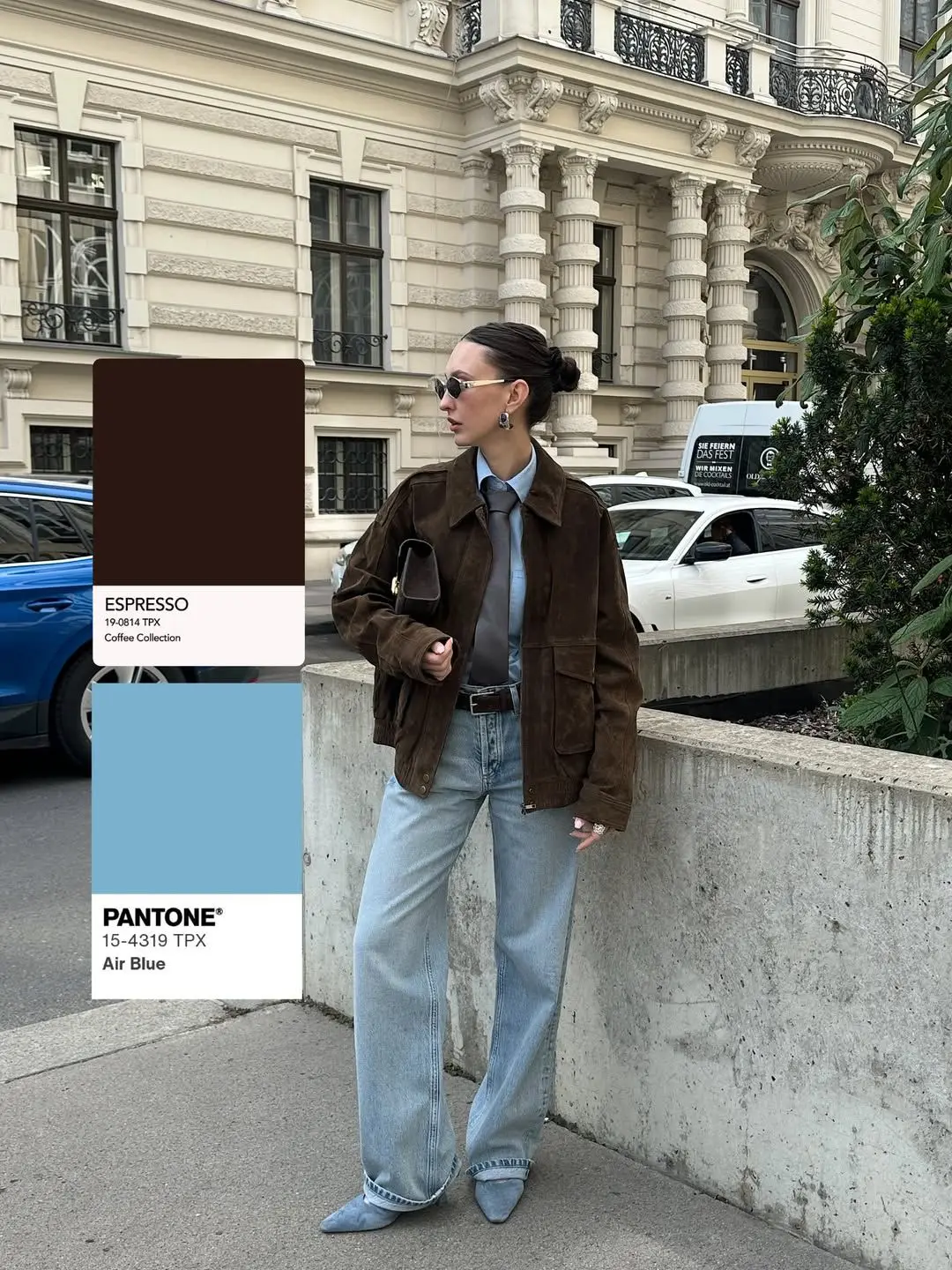 YENKYE Women Front Patch Pockets Faux Leather Bomber Jacket Long Sleeve Zipper Autumn Winter Coat 2025 Loose Outerwear