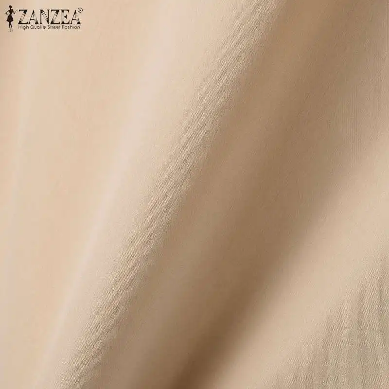 Elegant Women OL Work Wide Leg Trousers Suits Solid  Tracksuit 2024 ZANZEA Summer Sleeveless Blouse Casual Pants Sets 2PCS