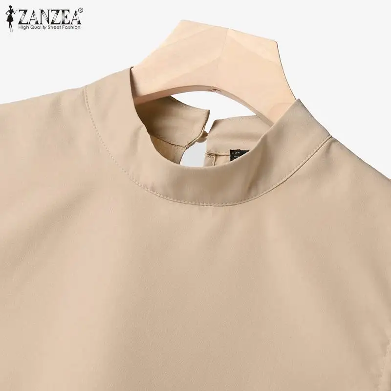 Elegant Women OL Work Wide Leg Trousers Suits Solid  Tracksuit 2024 ZANZEA Summer Sleeveless Blouse Casual Pants Sets 2PCS