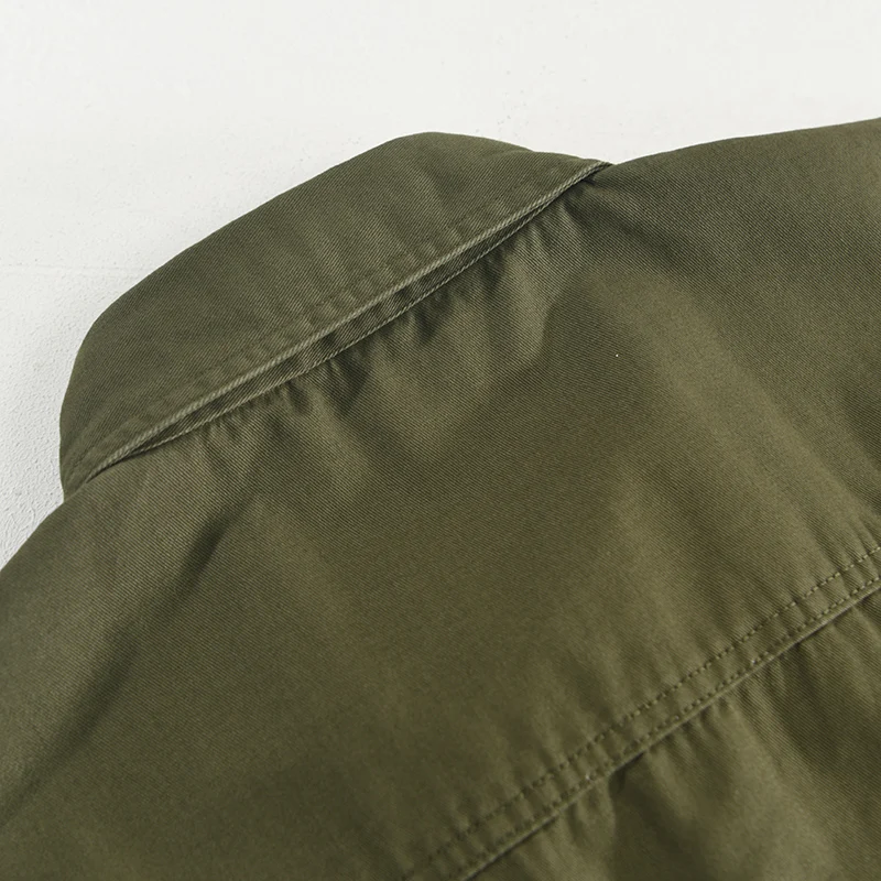 Casual Safari Style Outdoor Short Sleeve Shirt for Men Summer New Turn-down Collar Tops 100% Cotton Men's Clothing