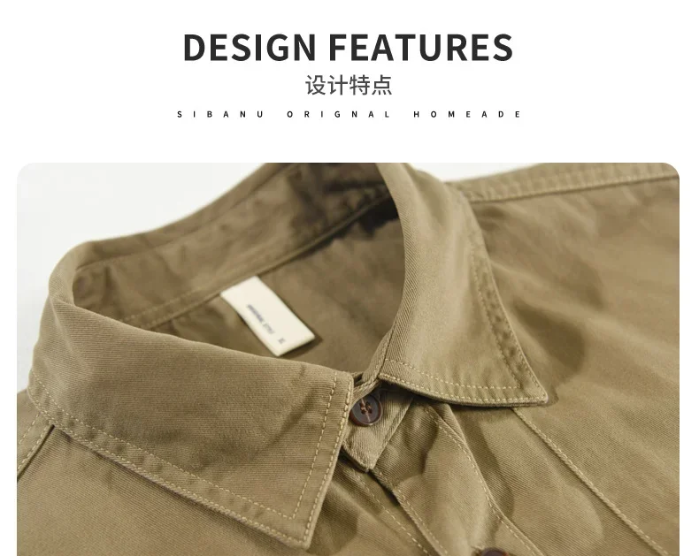 Japanese Fashion Men Cargo Shirt Summer Streetwear Loose Shirts Casual Double Pockets Tops 100% Cotton Short Sleeve Mens Shirts Japanese Fashion Men Cargo Shirt Summer Streetwear Loose Shirts Casual Double Pockets Tops 100% Cotton Short Sleeve Mens Shirts