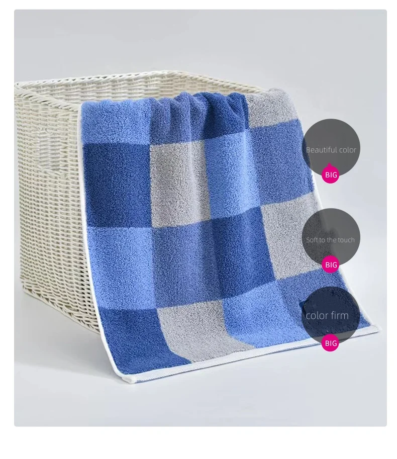 Pure cotton towel couple soft absorbent face washcloth home gift set