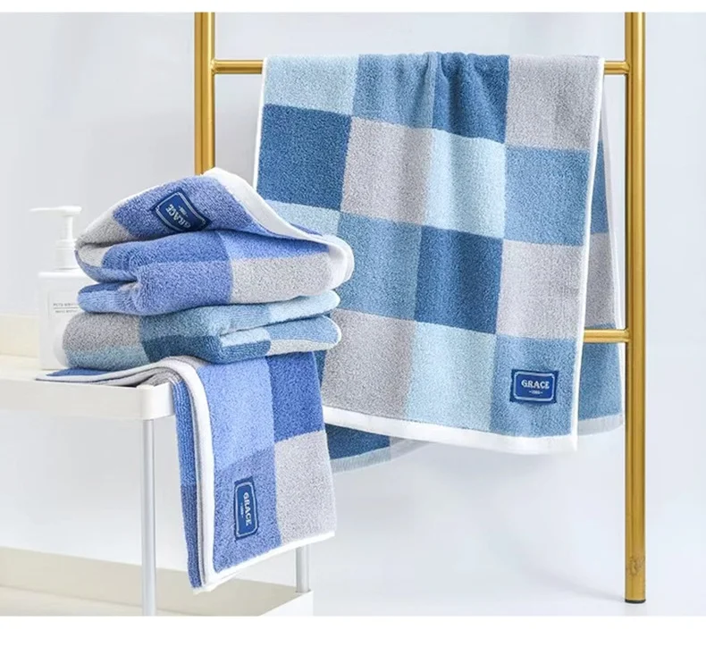 Pure cotton towel couple soft absorbent face washcloth home gift set