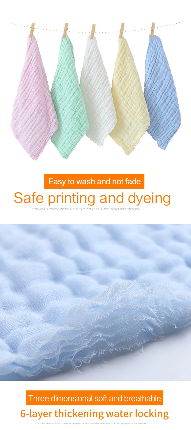 Baby Towel Facecloth Bath Wash Face Towels Handkerchief Cotton Burp Cloth Soft Absorbent Gauze Kindergarten Washcloth Baby Stuff