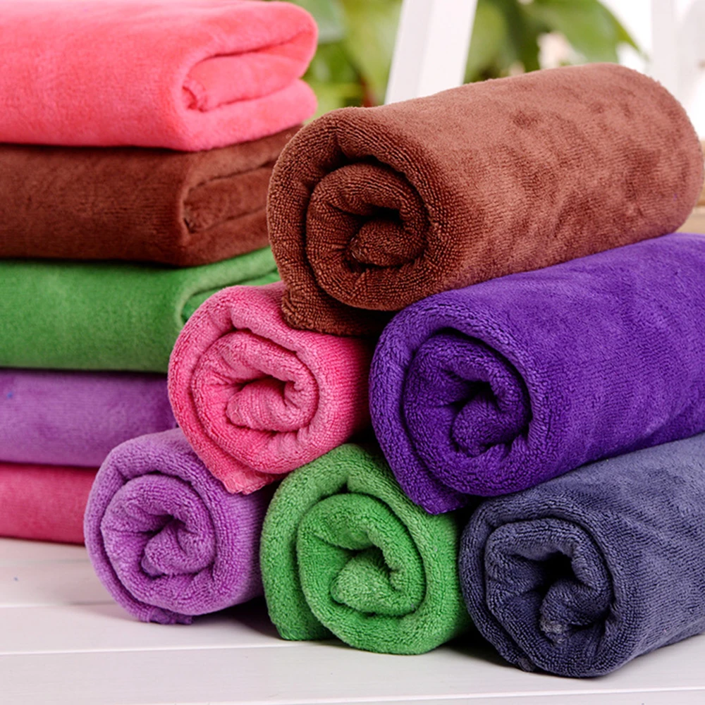 Microfiber Quick Dry Swim Sport Bath Towel Fast Drying Hair Salon Barber Towel Sweat Steam Room Absorbent Towels 35X75cm