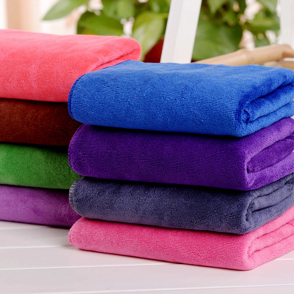 Microfiber Quick Dry Swim Sport Bath Towel Fast Drying Hair Salon Barber Towel Sweat Steam Room Absorbent Towels 35X75cm