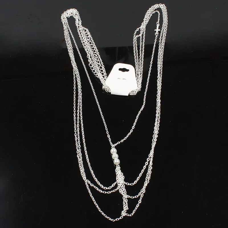 New Women Multi-layer Alloy Electroplating Body Chain Fashion Classic All-in-one Chain Body Chain BD7019