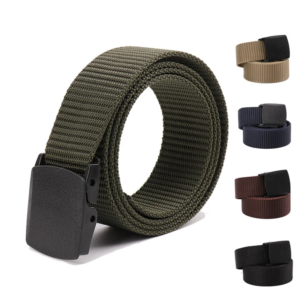 Men's Belt Nylon Fabric Belt outdoor tactical Belt Cool Style Cinturon male belts for men luxury ceinture tissu homme